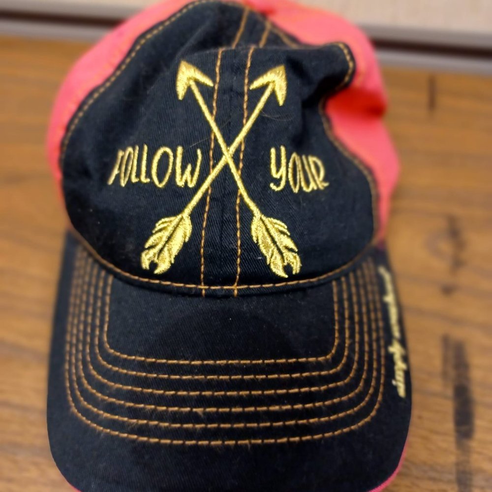 Pre-owned Simply Southern Follow Your Arrow Baseball Cap Hat